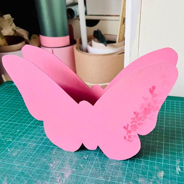 Plantilla para Cartonaje Caja de Mariposa