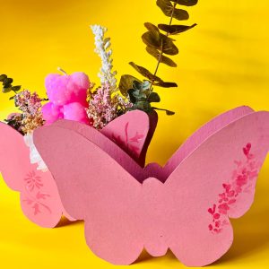 Plantilla Caja de carton con forma de Mariposa - Cartonaje