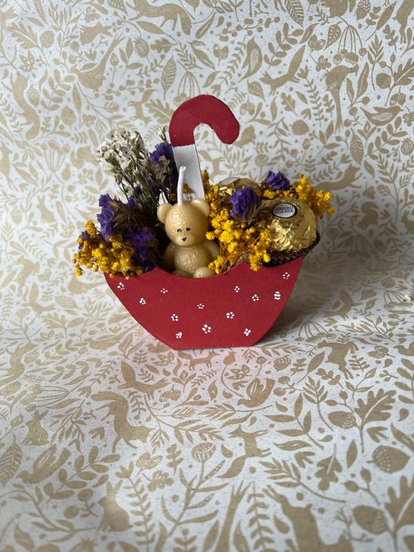 Imagen Caja decorativa Sombrilla en carton